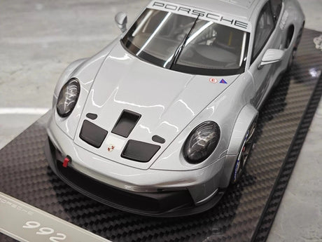[VIP] 1:18 Porsche 2023 911 GT3 Cup Silver Model Car Resin