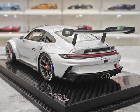 [VIP] 1:18 Porsche 2023 911 GT3 Cup Silver Model Car Resin