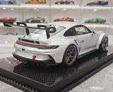 [VIP] 1:18 Porsche 2023 911 GT3 Cup Silver Model Car Resin