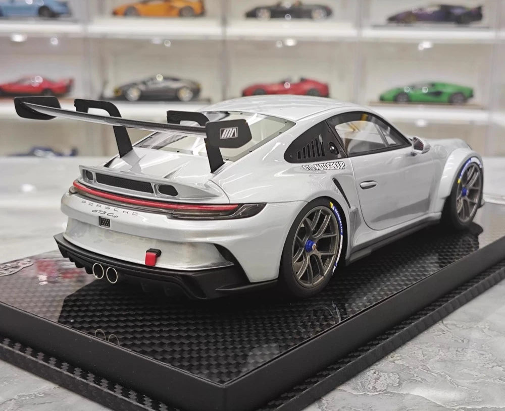 [VIP] 1:18 Porsche 2023 911 GT3 Cup Silver Model Car Resin