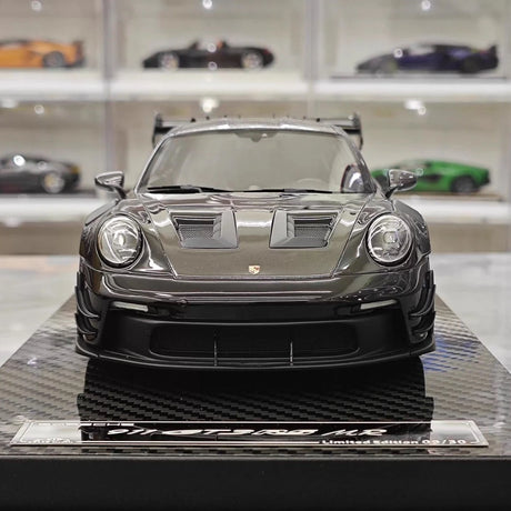 [VIP] 1:18 Porsche 2023 911 GT3 RS Manthey Racing Black Model Car Resin