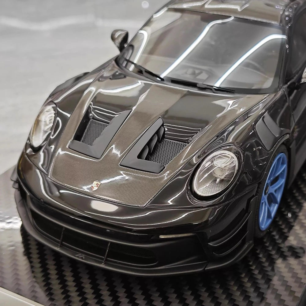 [VIP] 1:18 Porsche 2023 911 GT3 RS Manthey Racing Black Model Car Resin