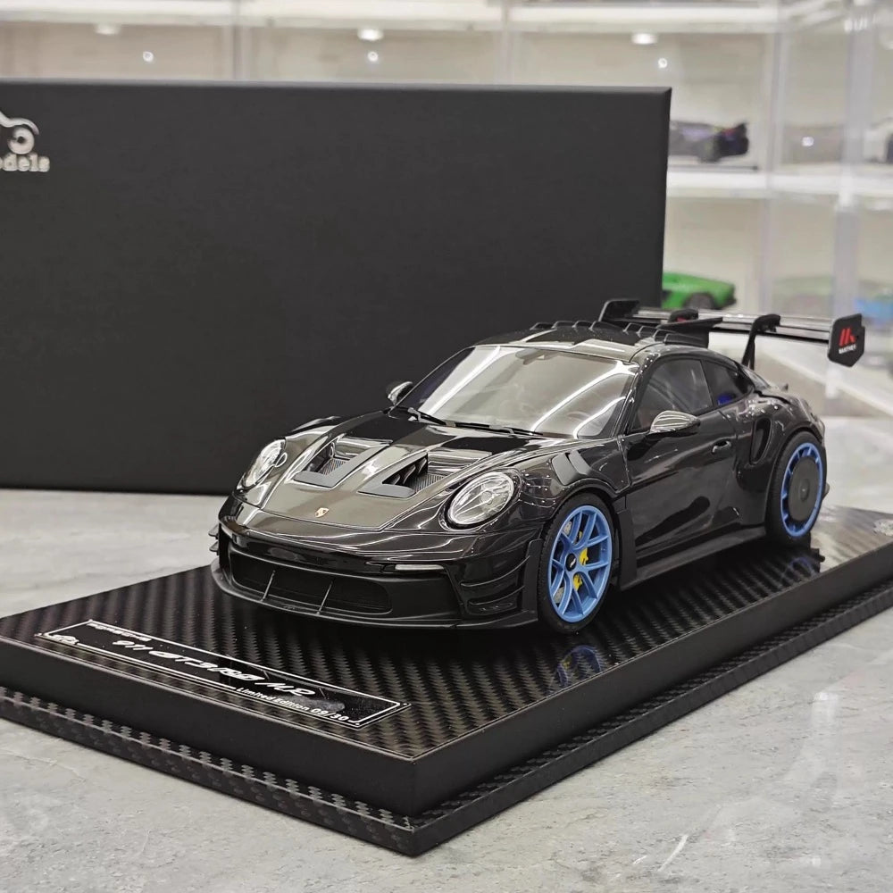 [VIP] 1:18 Porsche 2023 911 GT3 RS Manthey Racing ブラック モデルカー レジン