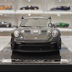 [VIP] 1:18 Porsche 2023 911 GT3 RS Manthey Racing Black Model Car Resin