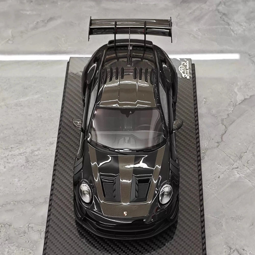 [VIP] 1:18 Porsche 2023 911 GT3 RS Manthey Racing ブラック モデルカー レジン
