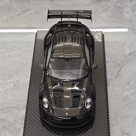 [VIP] 1:18 Porsche 2023 911 GT3 RS Manthey Racing Black Model Car Resin
