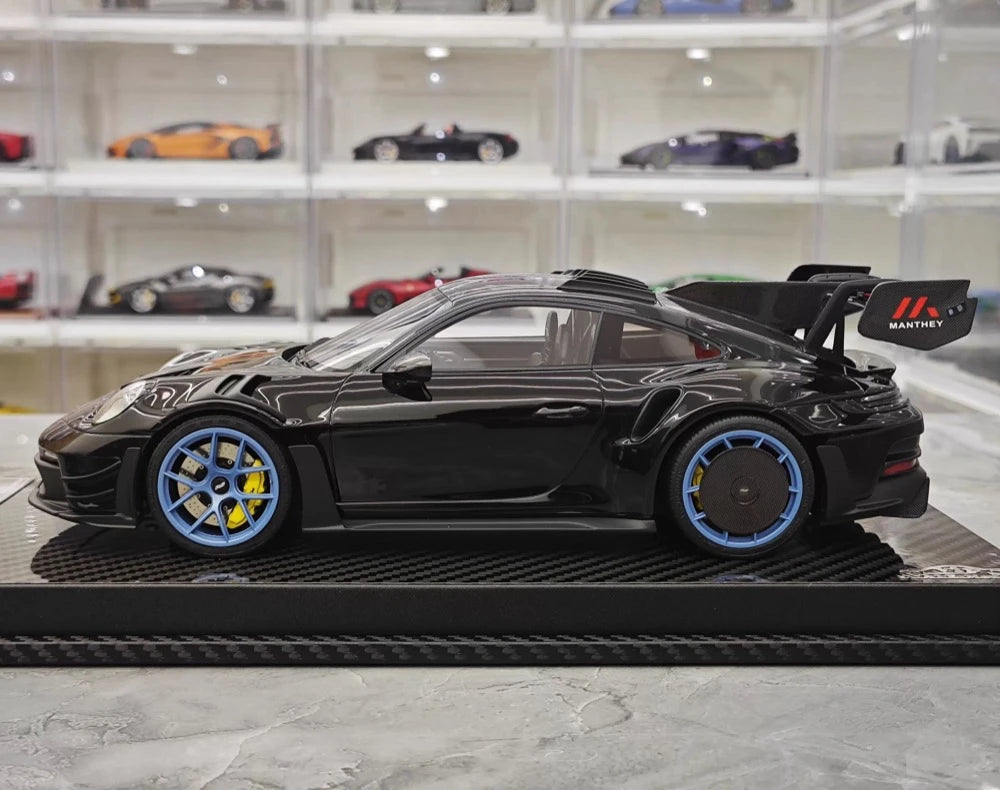 [VIP] 1:18 Porsche 2023 911 GT3 RS Manthey Racing ブラック モデルカー レジン