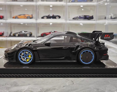 [VIP] 1:18 Porsche 2023 911 GT3 RS Manthey Racing Black Model Car Resin