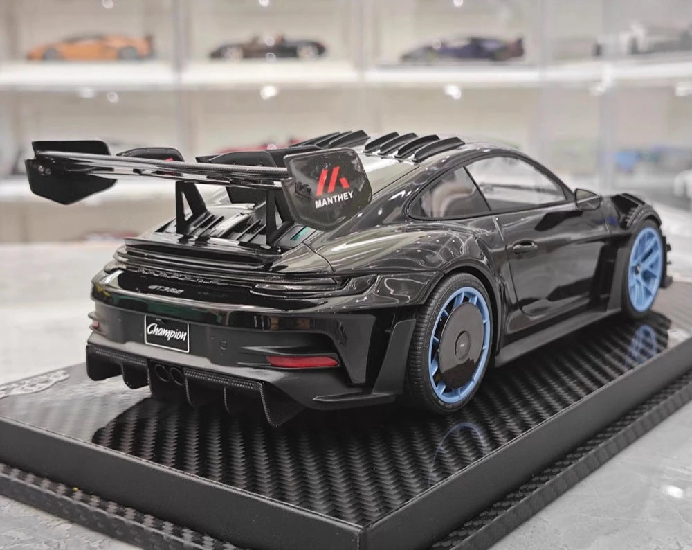[VIP] 1:18 Porsche 2023 911 GT3 RS Manthey Racing ブラック モデルカー レジン