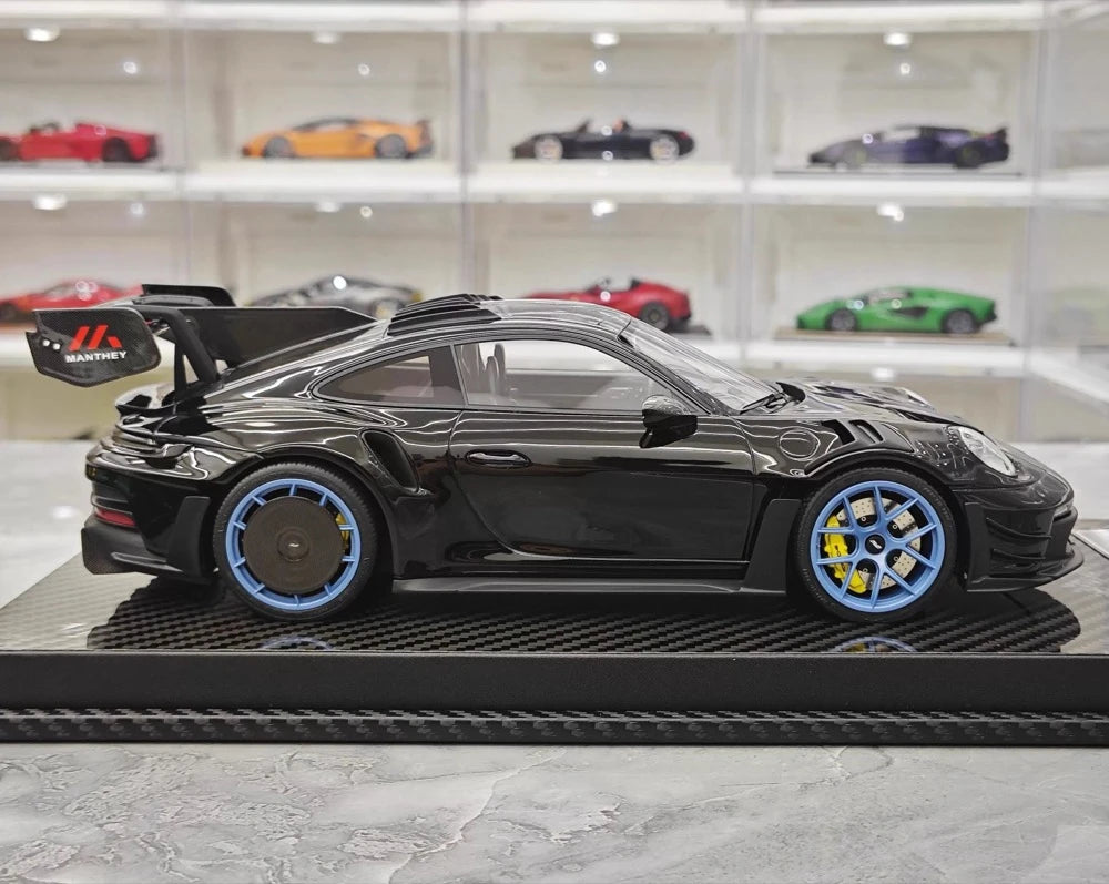 [VIP] 1:18 Porsche 2023 911 GT3 RS Manthey Racing ブラック モデルカー レジン