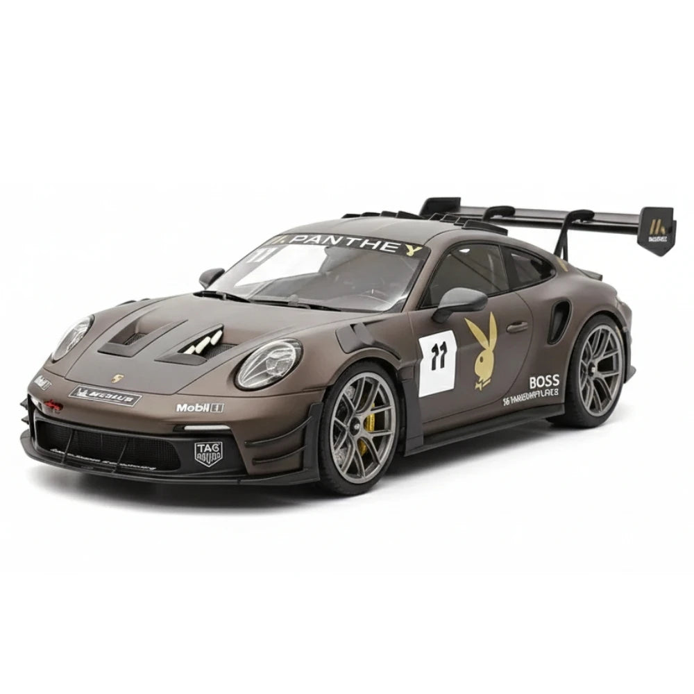 [VIP] 1:18 Porsche 2023 911 GT3 RS Manthey Racing Brown Model Car Resin