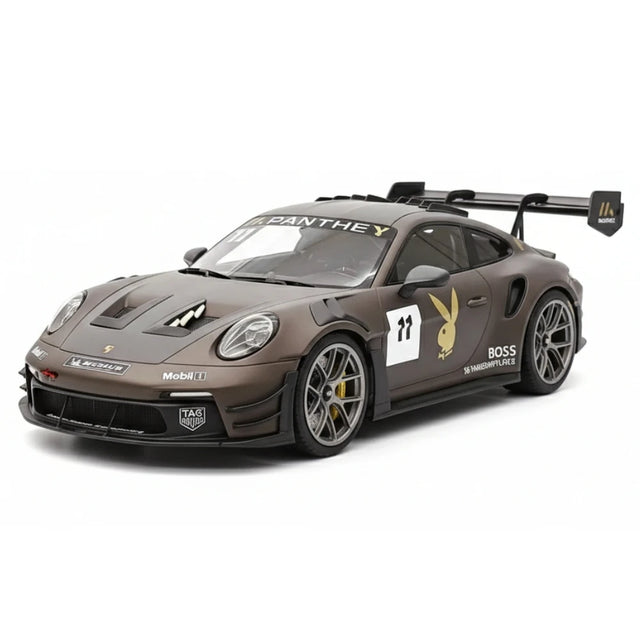 [VIP] 1:18 Porsche 2023 911 GT3 RS Manthey Racing Brown Model Car Resin