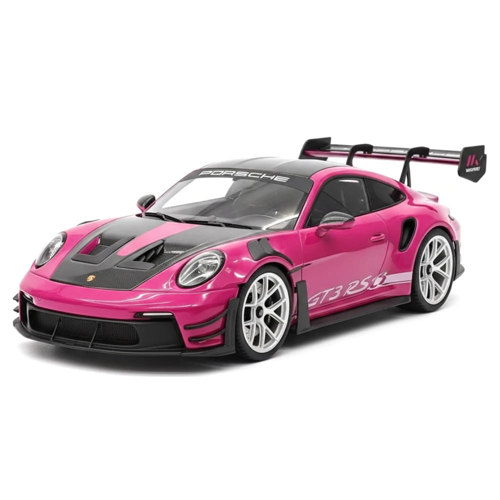 [VIP] 1:18 Porsche 2023 911 GT3 RS Manthey Racing Pink pienoismalli Hartsi