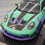 [VIP] 1:18 Porsche 2023 911 GT3 RS Manthey Racing Tiffany Blue Model Car Resin