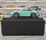 [VIP] 1:18 Porsche 2023 911 GT3 RS Manthey Racing Tiffany Blue Model Car Resin