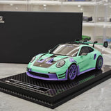 [VIP] 1:18 Porsche 2023 911 GT3 RS Manthey Racing Tiffany Blue Model Car Resin