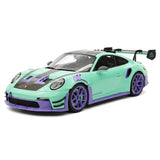 [VIP] 1:18 Porsche 2023 911 GT3 RS Manthey Racing Tiffany Blue Model Car Resin