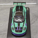 [VIP] 1:18 Porsche 2023 911 GT3 RS Manthey Racing Tiffany Blue Model Car Resin