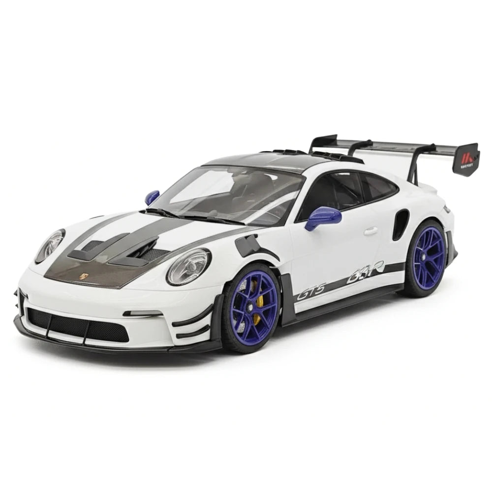 [VIP] 1:18 Porsche 2023 911 GT3 RS Manthey Racing White Model Car Resin