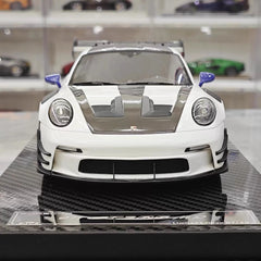 [VIP] 1:18 Porsche 2023 911 GT3 RS Manthey Racing White Model Car Resin