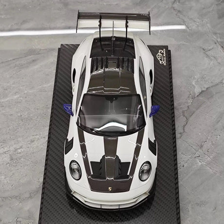 [VIP] 1:18 Porsche 2023 911 GT3 RS Manthey Racing White Model Car Resin