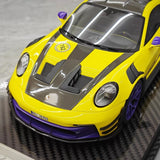 [VIP] 1:18 Porsche 2023 911 GT3 RS Manthey Racing Yellow Model Car Resin
