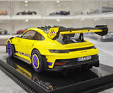 [VIP] 1:18 Porsche 2023 911 GT3 RS Manthey Racing Yellow Model Car Resin