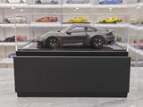 [VIP] 1:18 Porsche 2024 911 Turbo S Brabus Rocket 900R Deep Gray Model Car Resin