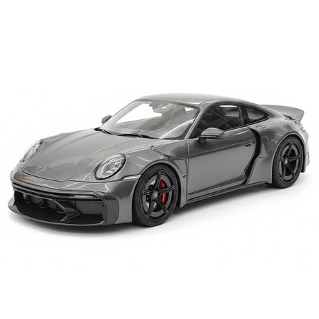 [VIP] 1:18 Porsche 2024 911 Turbo S Brabus Rocket 900R Deep Gray Model Car Resin