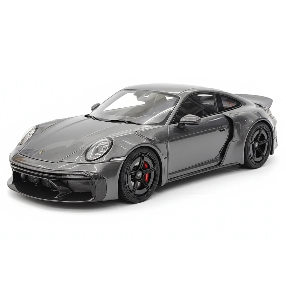 [VIP] 1:18 Porsche 2024 911 Turbo S Brabus Rocket 900R Deep grigio modellino di auto resina