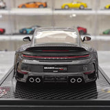 [VIP] 1:18 Porsche 2024 911 Turbo S Brabus Rocket 900R Deep Gray Model Car Resin