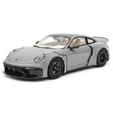[VIP] 1:18 Porsche 2024 911 Turbo S Brabus Rocket 900R glanzend grijs modelauto Hars