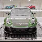 [VIP] 1:18 Porsche 2024 911 Turbo S Brabus Rocket 900R Glossy verde modellino di auto resina