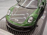 [VIP] 1:18 Porsche 2024 911 Turbo S Brabus Rocket 900R Glossy verde modellino di auto resina