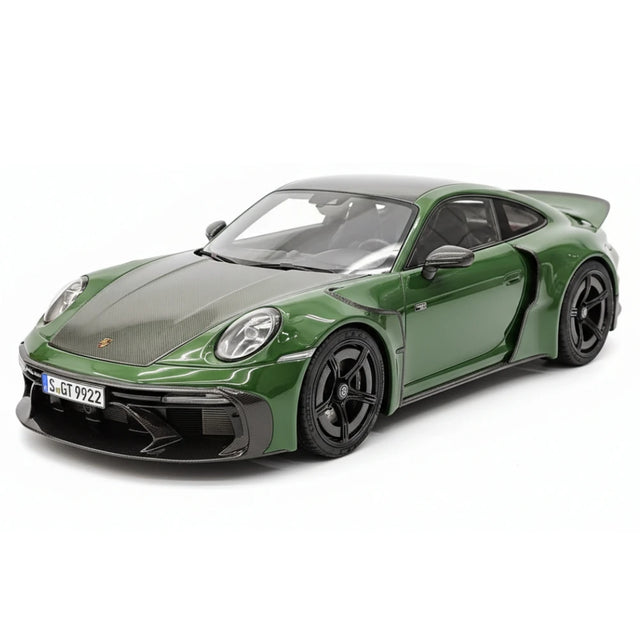 [VIP] 1:18 Porsche 2024 911 Turbo S Brabus Rocket 900R Glossy verde modellino di auto resina
