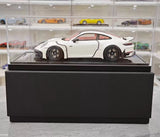 [VIP] 1:18 Porsche 2024 911 Turbo S Brabus Rocket 900R Glossy White Model Car Resin
