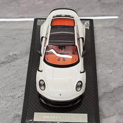 [VIP] 1:18 Porsche 2024 911 Turbo S Brabus Rocket 900R Glossy bianco modellino di auto resina