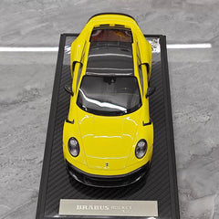 [VIP] 1:18 Porsche 2024 911 Turbo S Brabus Rocket 900R Glossy gul modellbil resin