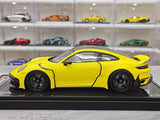 [VIP] 1:18 Porsche 2024 911 Turbo S Brabus Rocket 900R Glossy Yellow Model Car Resin
