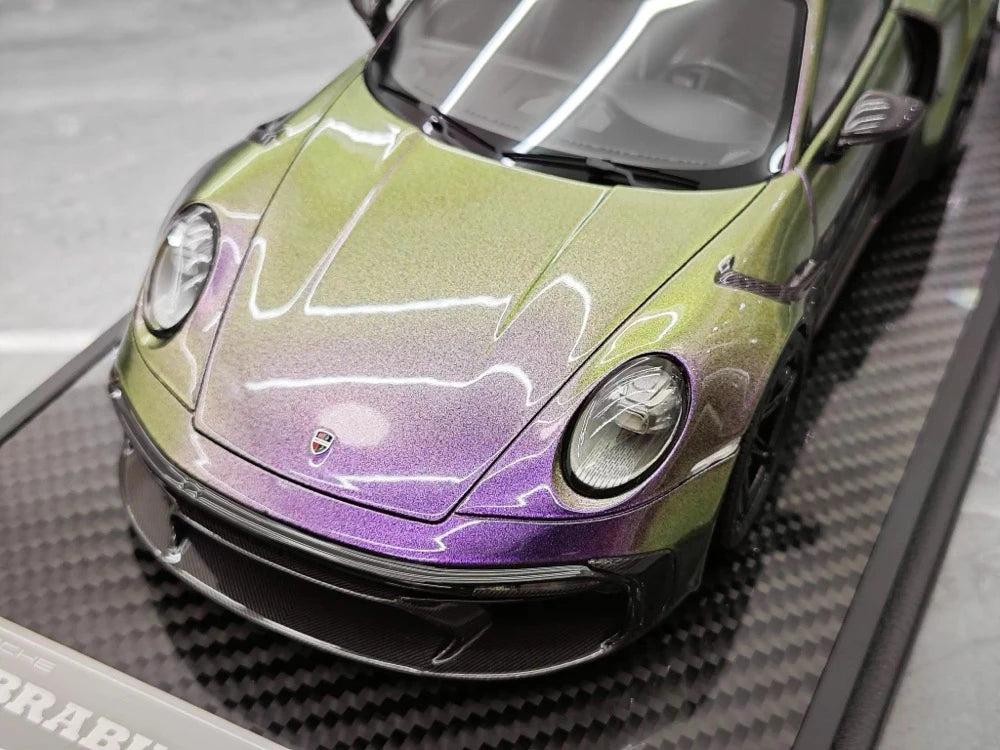 [VIP] 1:18 Porsche 2024 911 Turbo S Brabus Rocket 900R Gradient modellino di auto resina