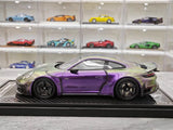 [VIP] 1:18 Porsche 2024 911 Turbo S Brabus Rocket 900R Gradient Model Car Resin