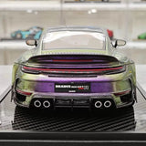 [VIP] 1:18 Porsche 2024 911 Turbo S Brabus Rocket 900R Gradient Model Car Resin