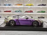 [VIP] 1:18 Porsche 2024 911 Turbo S Brabus Rocket 900R Gradient Model Car Resin