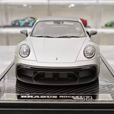 [VIP] 1:18 Porsche 2024 911 Turbo S Brabus Rocket 900R Matte grå modellbil resin
