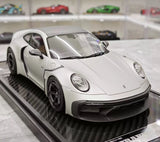 [VIP] 1:18 Porsche 2024 911 Turbo S Brabus Rocket 900R Matte grå modellbil resin