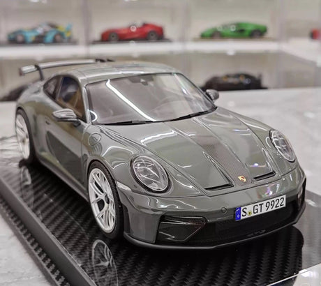 [VIP] 1:18 Porsche 2025 911 992.2 GT3 Glossy Gray Model Car Resin