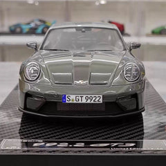 [VIP] 1:18 Porsche 2025 911 992.2 GT3 Glossy Gray Model Car Resin