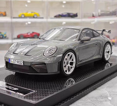 [VIP] 1:18 Porsche 2025 911 992.2 GT3 Glossy Gray Model Car Resin