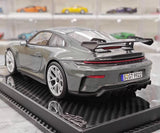 [VIP] 1:18 Porsche 2025 911 992.2 GT3 Glossy grigio modellino di auto resina