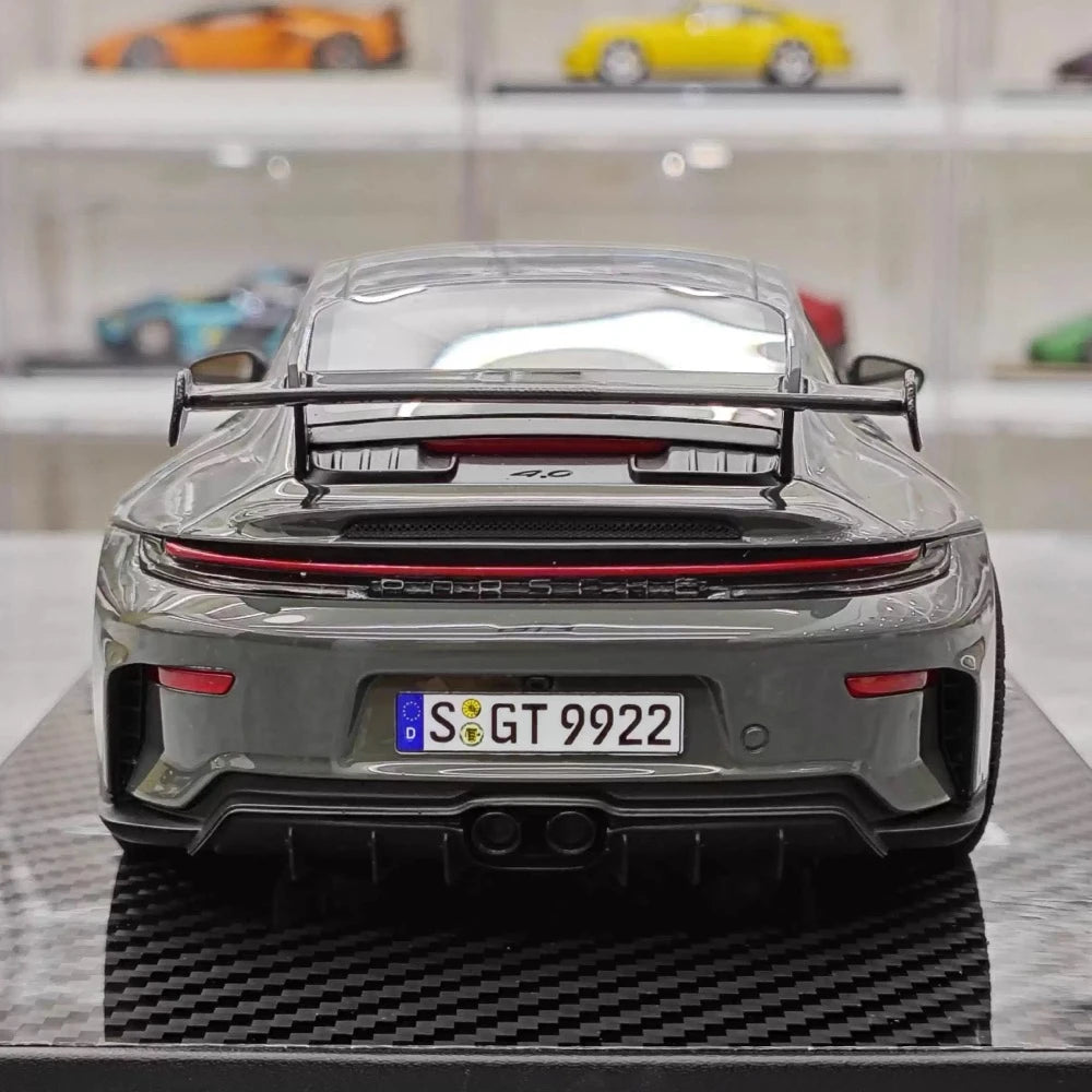 [VIP] 1:18 Porsche 2025 911 992.2 GT3 Glossy Gray Model Car Resin